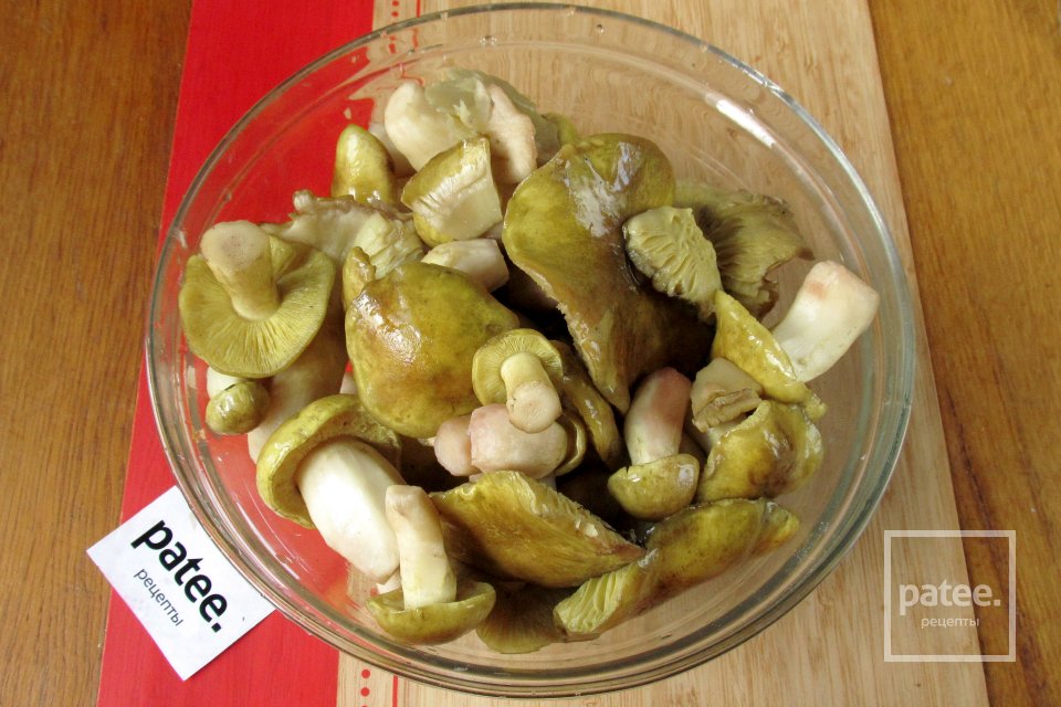 Маринованные рядовки - Шаг 2