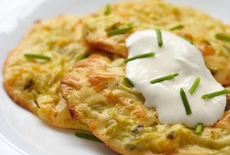 Капустные оладьи