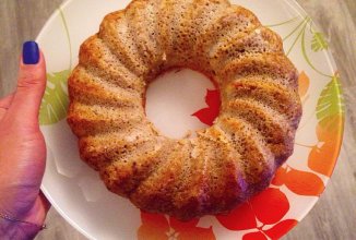 Диетический манник с медовой пропиткой