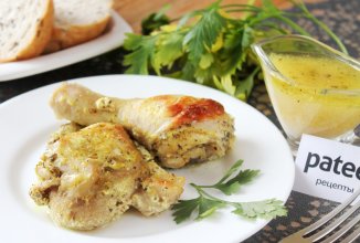 Курица в кефире в духовке