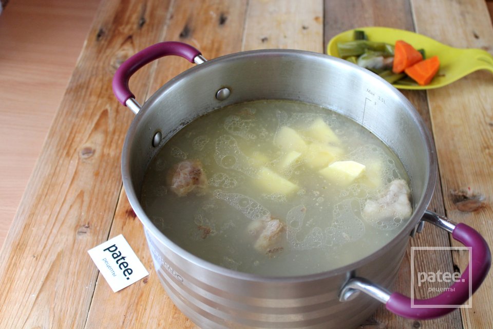 Рассольник с перловкой и говядиной - Шаг 8