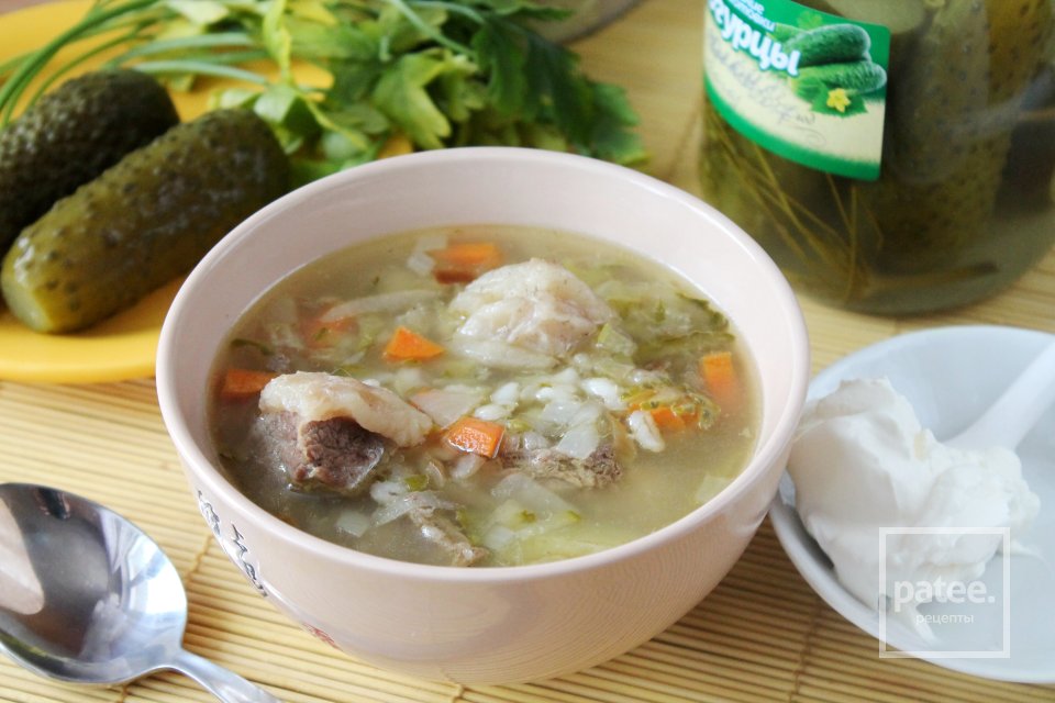 Рассольник с перловкой и говядиной - Шаг 19