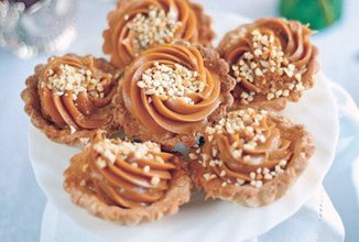 Корзиночки со сгущенкой