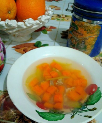Разный супчик с морковкой