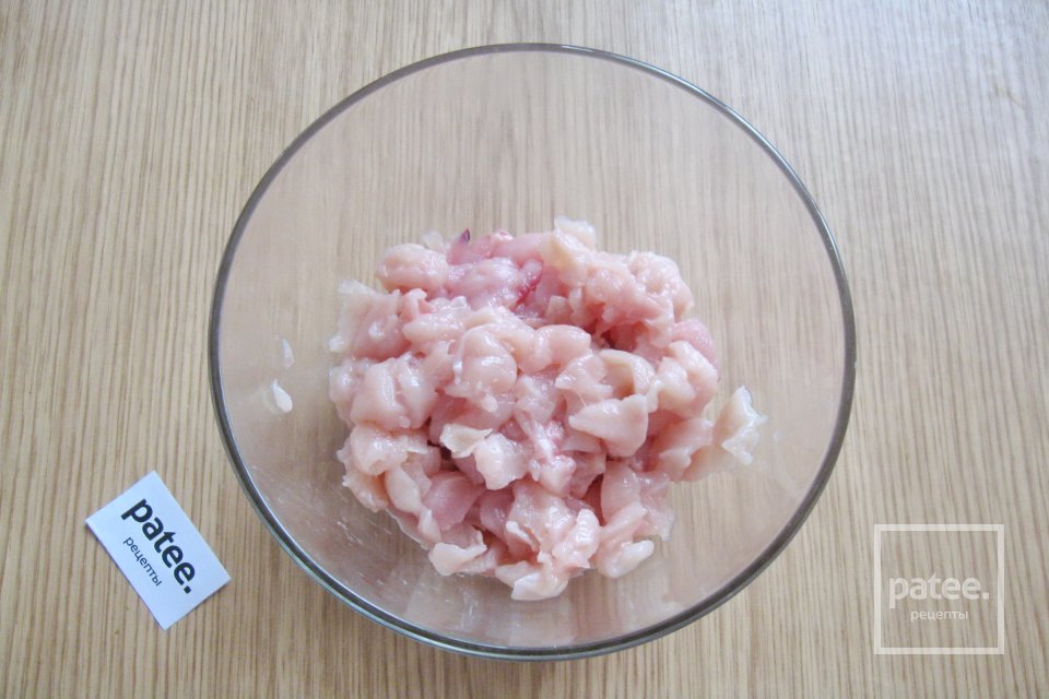 Рубленый шницель из курицы со шпинатом - Шаг 2