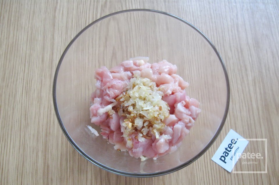 Рубленый шницель из курицы со шпинатом - Шаг 5