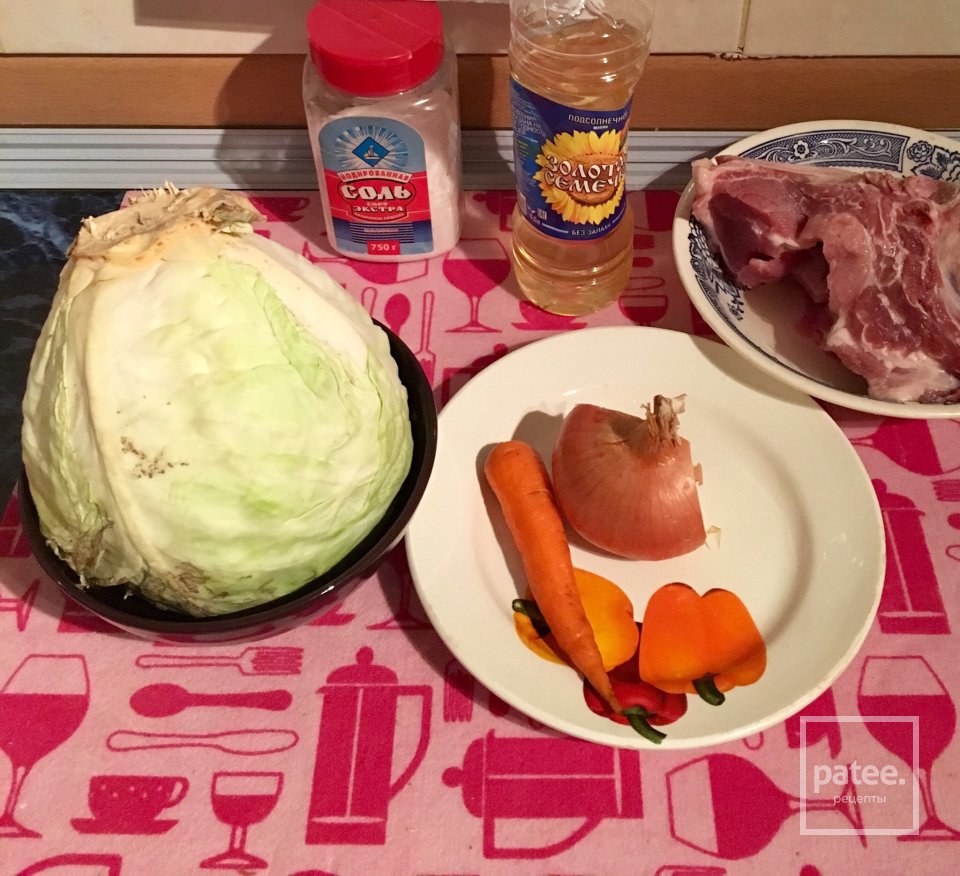 Свинина с капустой и картофелем - Шаг 1