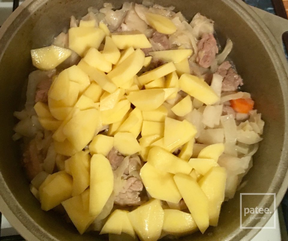 Свинина с капустой и картофелем - Шаг 9
