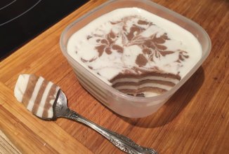 Бананово-йогуртовое желе