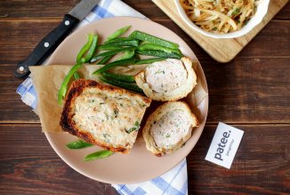 Куриная котлета в хлебе