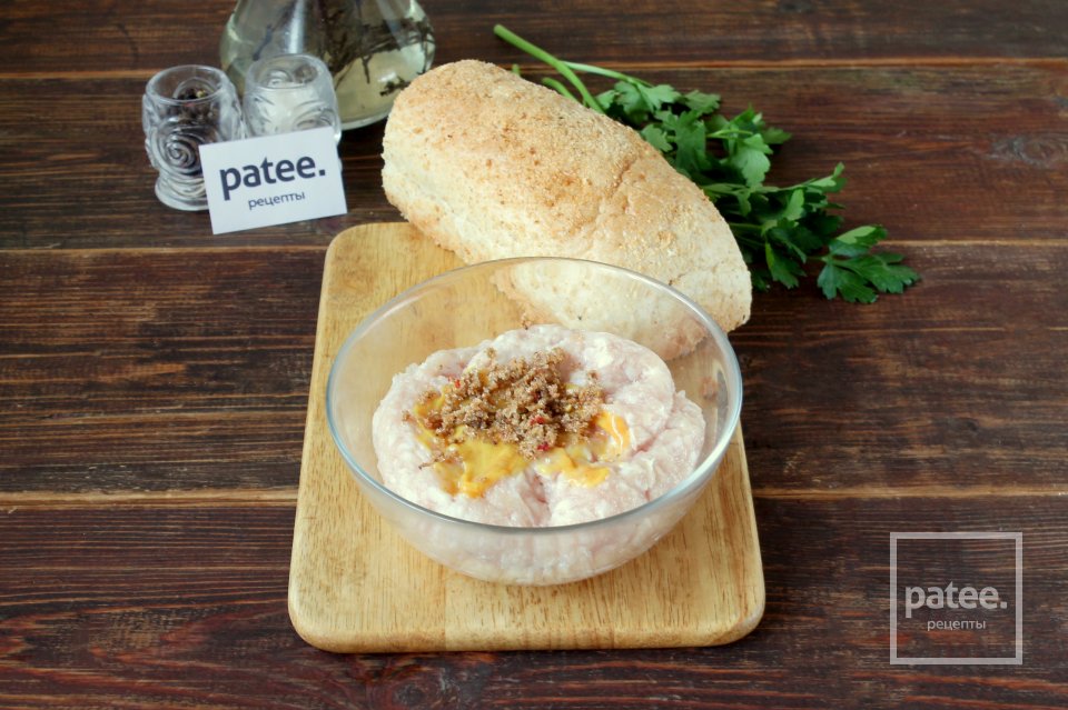 Куриная котлета в хлебе - Шаг 3