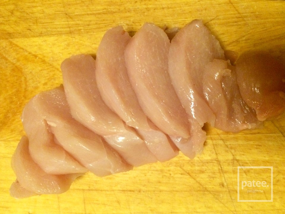 Куриное филе по-французский. - Шаг 1