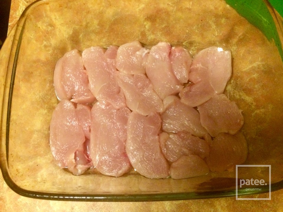 Куриное филе по-французский. - Шаг 2