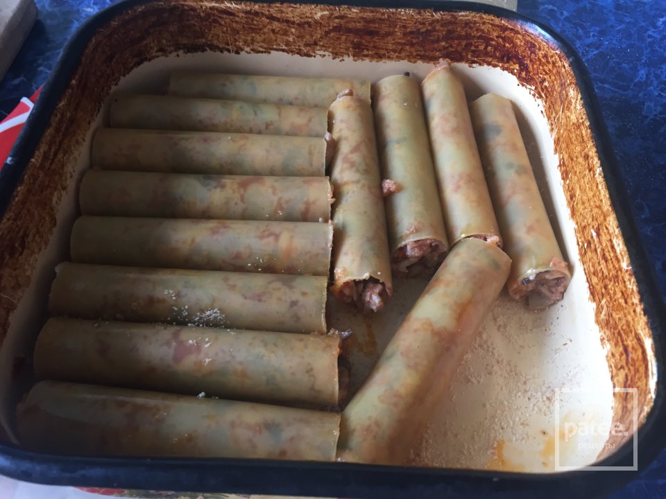 Каннеллони с фаршем под соусом бешамель - Шаг 11