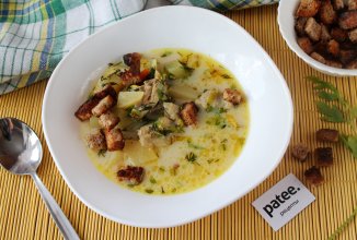 Сливочный суп с курицей