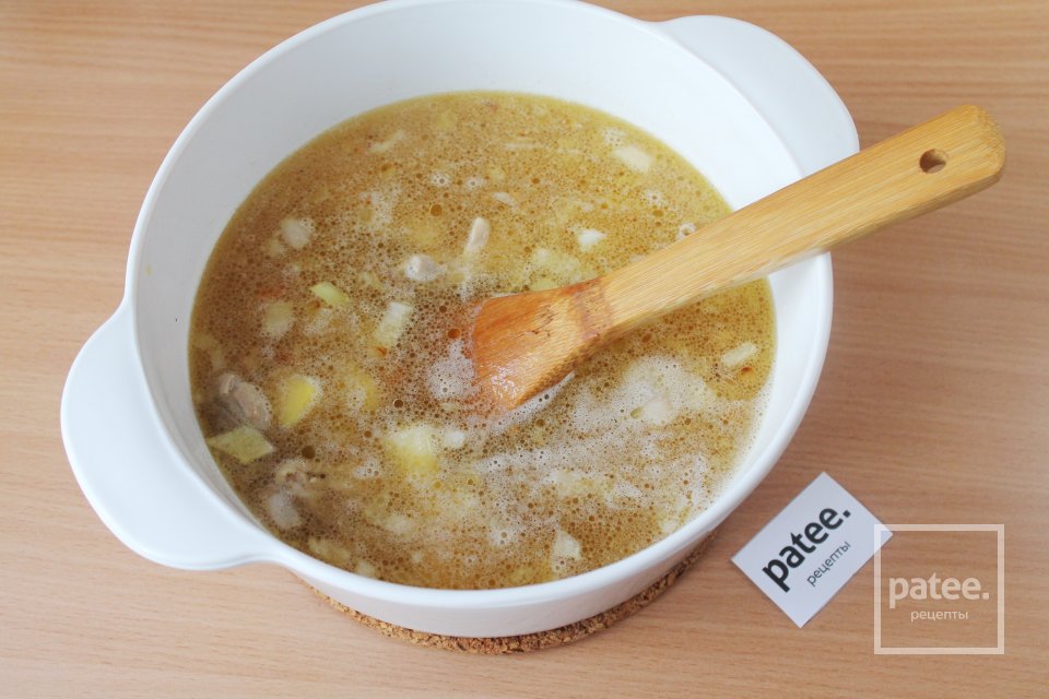 Сливочный суп с курицей - Шаг 11