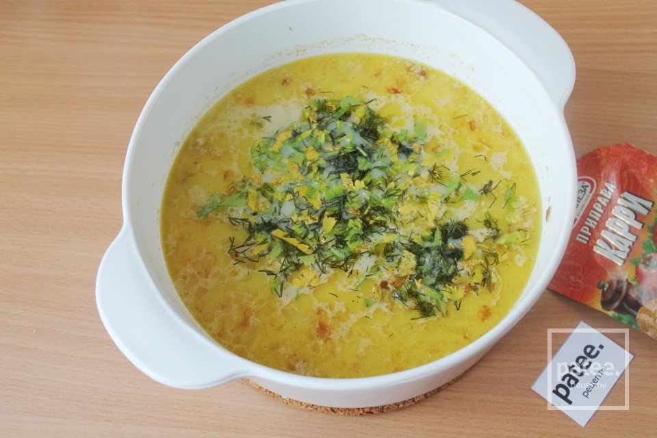 Сливочный суп с курицей - Шаг 14