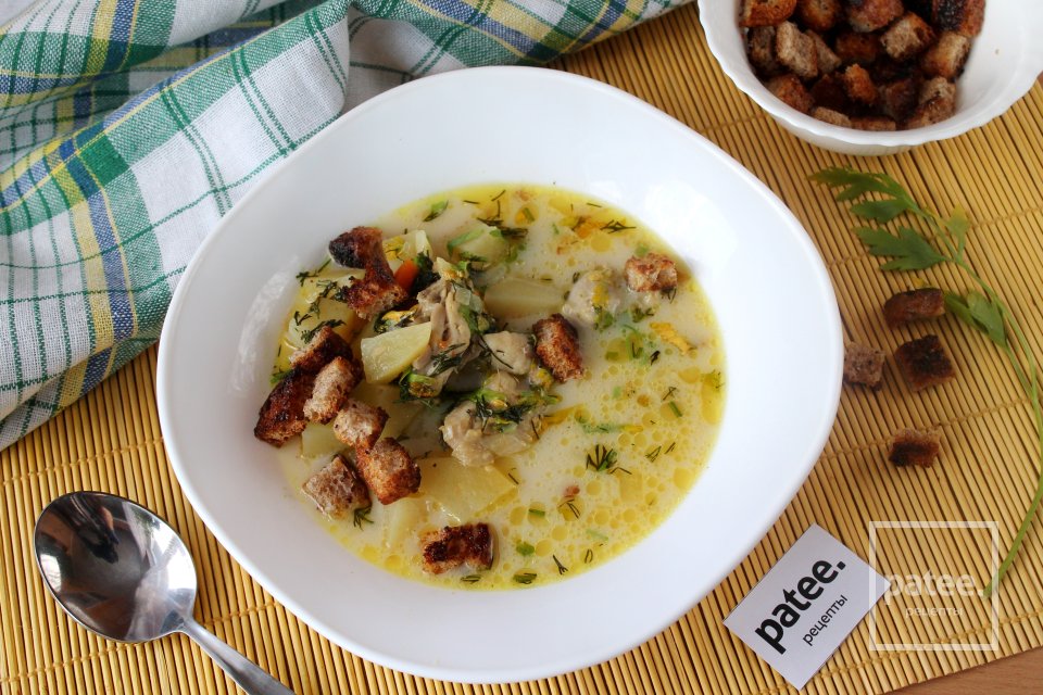 Сливочный суп с курицей - Шаг 15