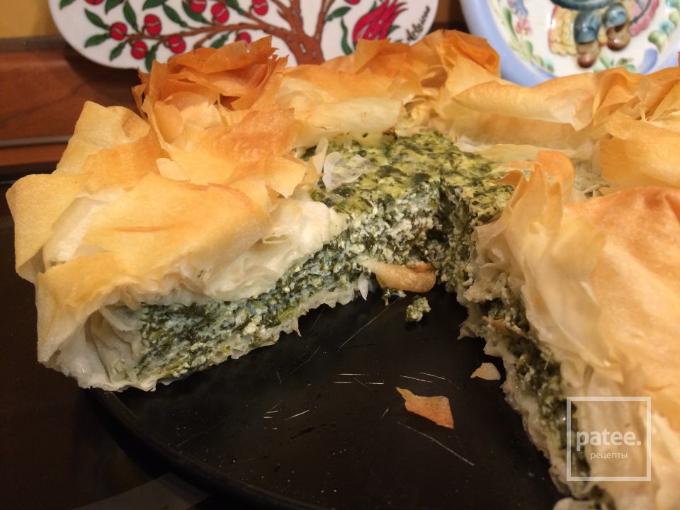 Греческий пирог с сыром и шпинатом - Шаг 1