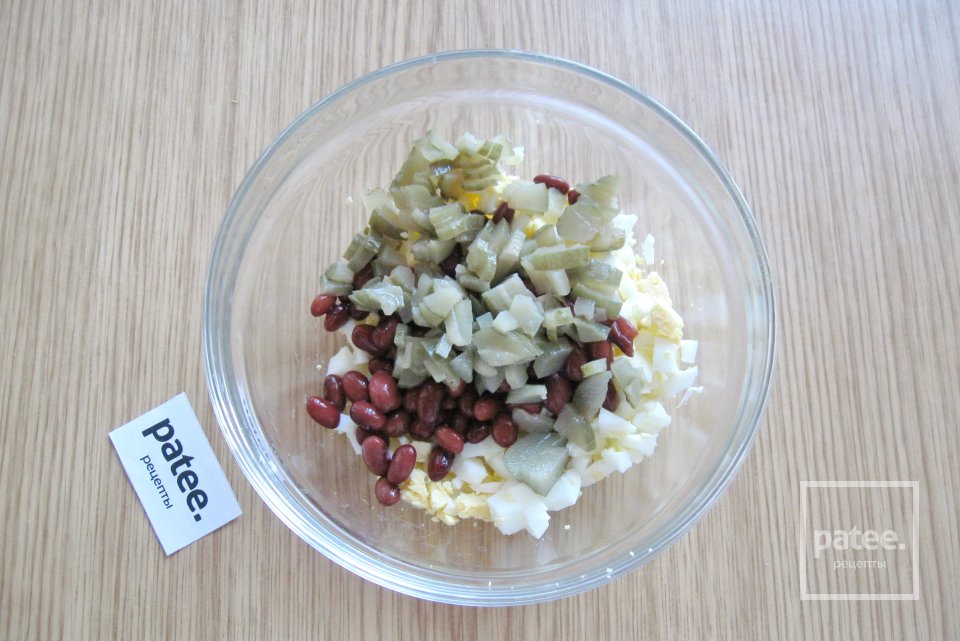 Салат из курицы с красной фасолью - Шаг 4