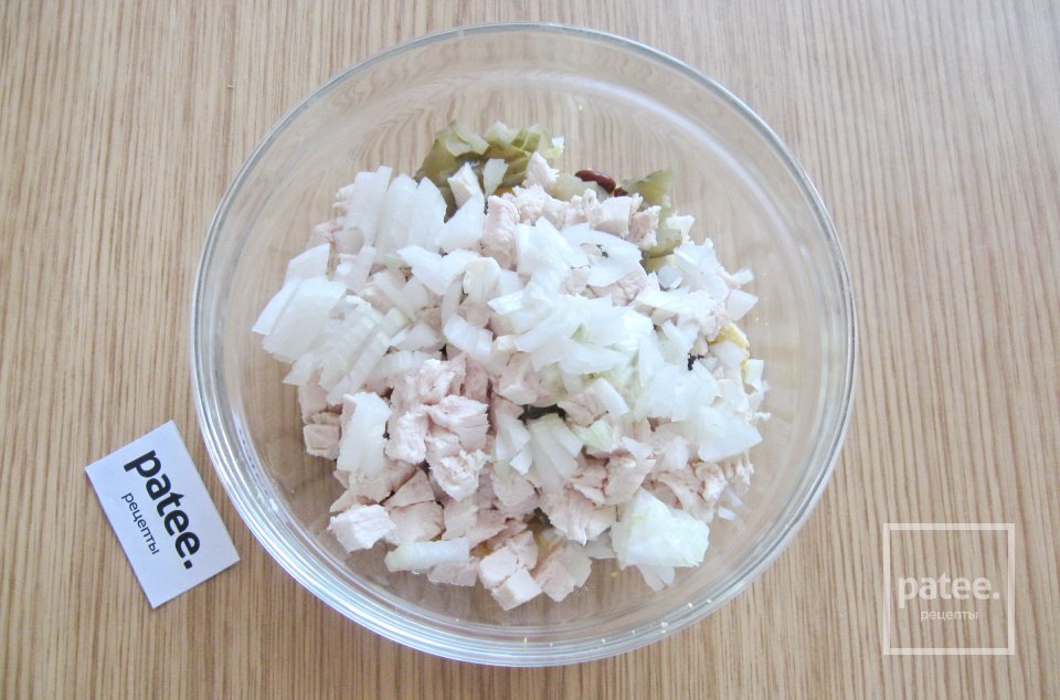 Салат из курицы с красной фасолью - Шаг 6