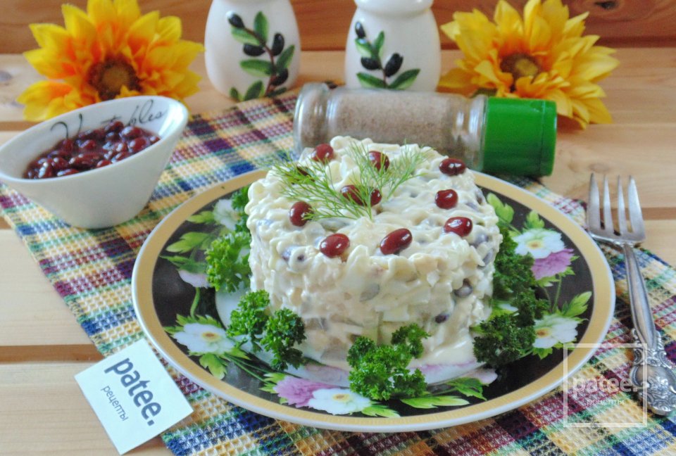 Салат из курицы с красной фасолью - Шаг 9