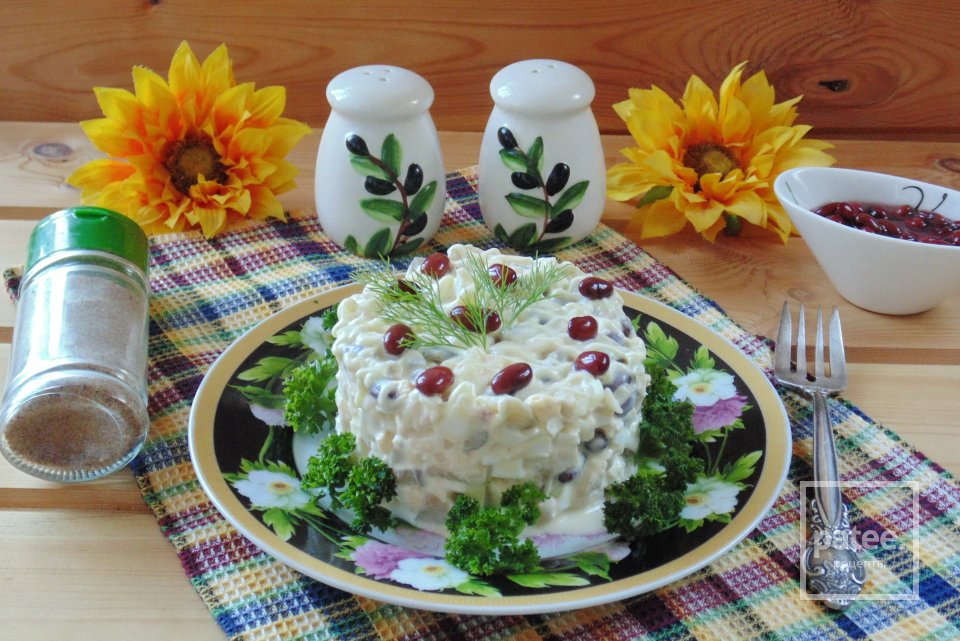 Салат из курицы с красной фасолью - Шаг 10