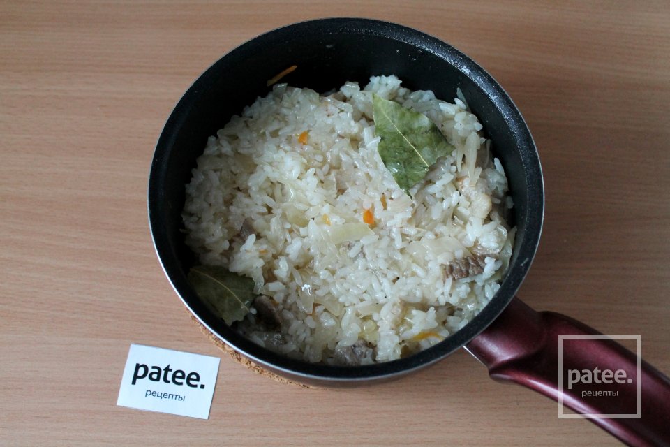 Рис с мясом и квашеной капустой - Шаг 13