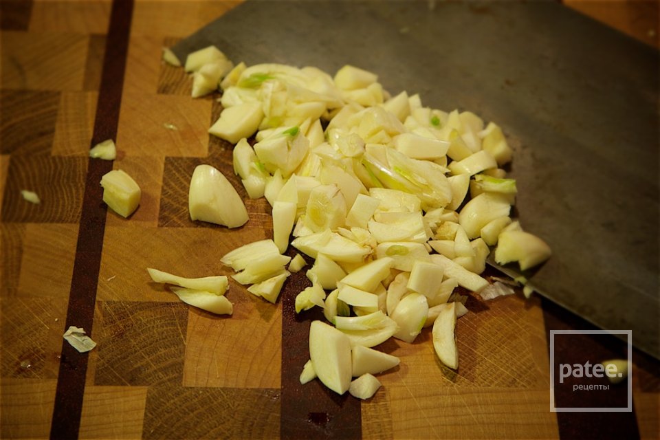 Кальмары, креветки и гребешки с рисовой лапшой - Шаг 9