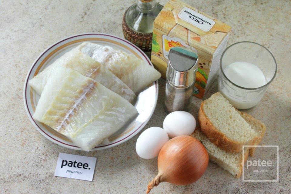 Рыбные зразы с начинкой - Шаг 1