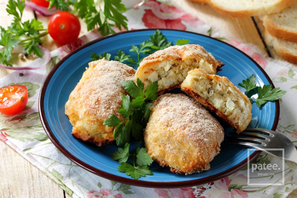 Рыбные зразы с начинкой - Шаг 17