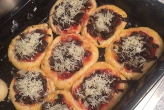 Пицца с грибами