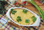 Запеканка с мясным фаршем и овощами