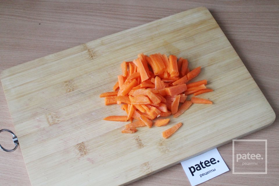 Томатный суп с фасолью и охотничьими колбасками - Шаг 8