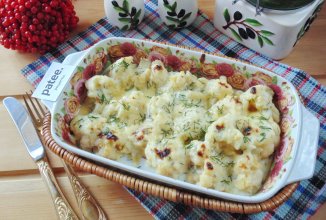 Цветная капуста в сливочном соусе