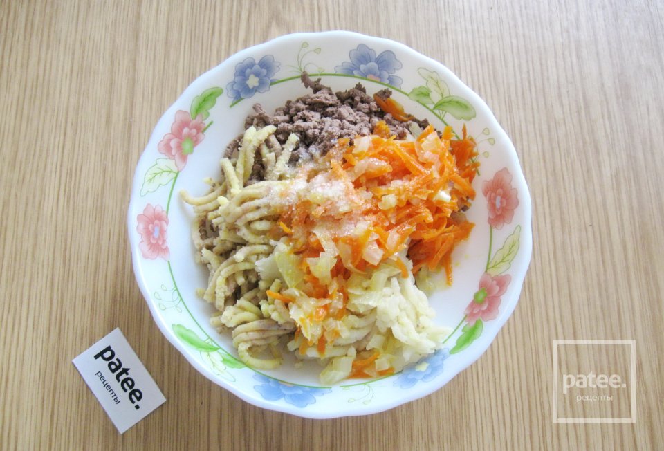 Биточки из куриной печени с картофелем - Шаг 9