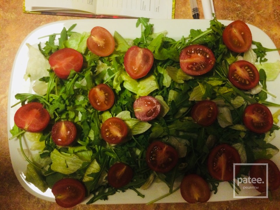 Тёплый салат с рукколой и телятиной. - Шаг 3