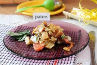 Капуста с картошкой в духовке на гарнир