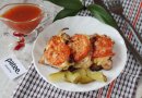 Свинина с помидорами и сыром в духовке