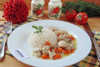 Куриное филе с грибами в вине