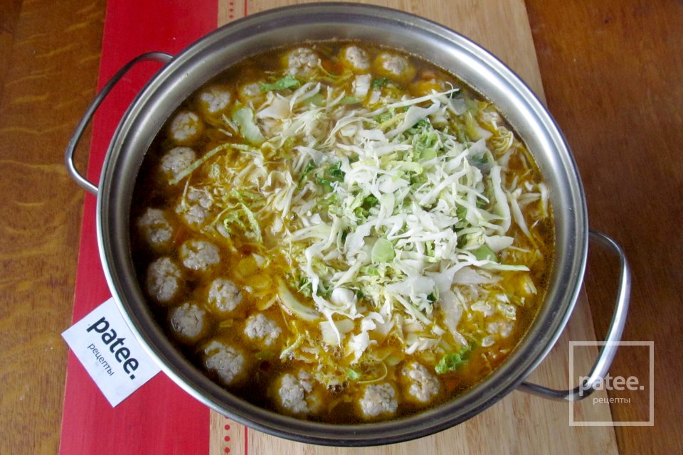 Щи с квашеной капустой и фрикадельками - Шаг 17