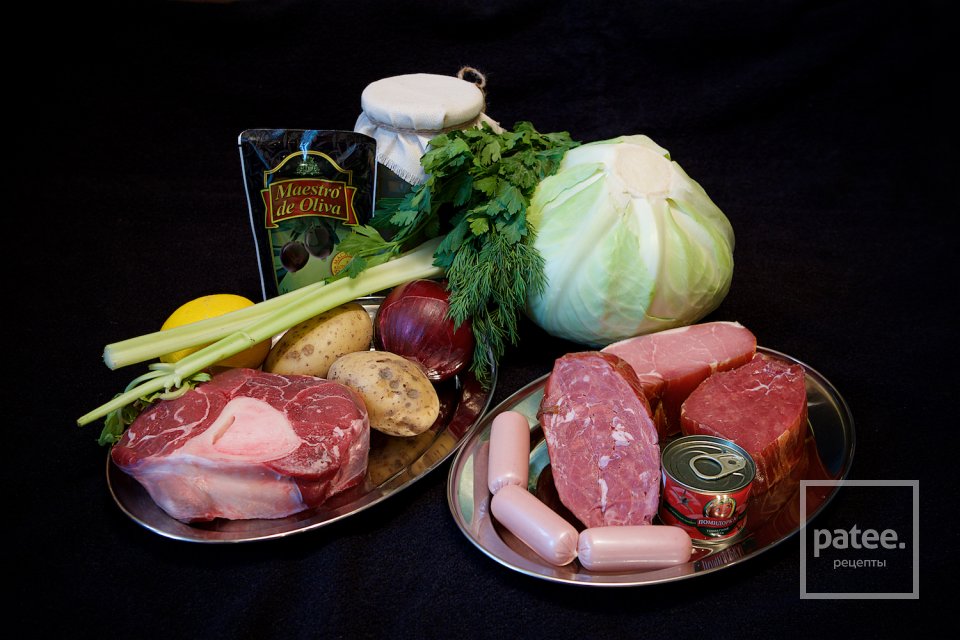 Фермерская мясная солянка - Шаг 1