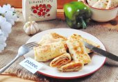 Блинчики с тушеной капустой