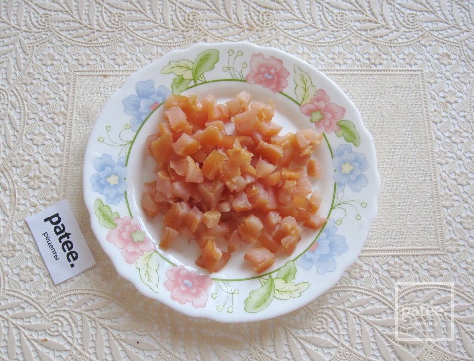 Салат с сырокопченой куриной грудкой - Шаг 3