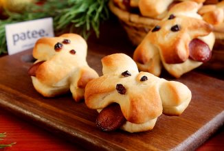 Дрожжевые булочки Собачки