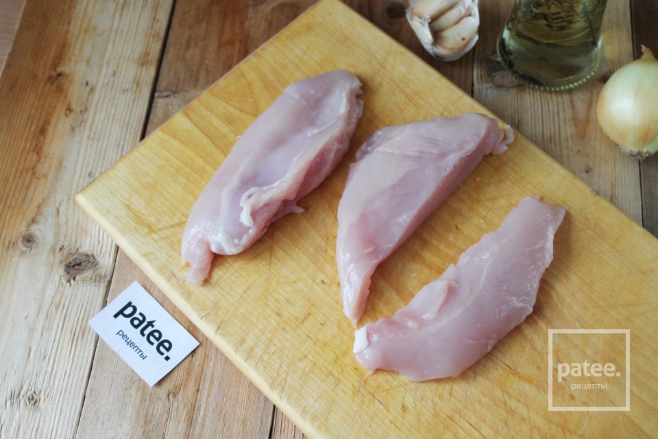 Куриные грудки с плавленным сыром и красной фасолью - Шаг 3