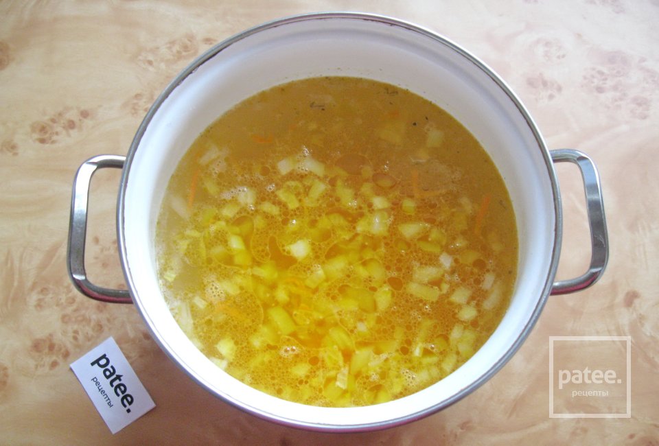 Щи с копченой куриной грудкой - Шаг 7