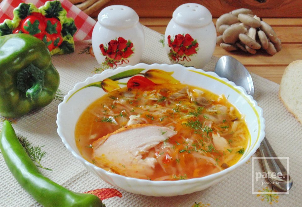 Щи с копченой куриной грудкой - Шаг 16