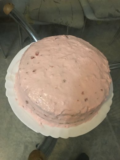 Торт с шифоновым бисквитом и с вкуснейшим йогуртовым кремом ❤️ - Шаг 16