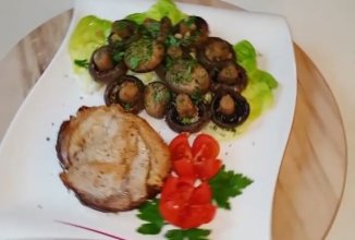 Запеченые грибы